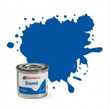 Humbrol Enamel No 14 French Blue - Gloss - Tinlet (14ml)